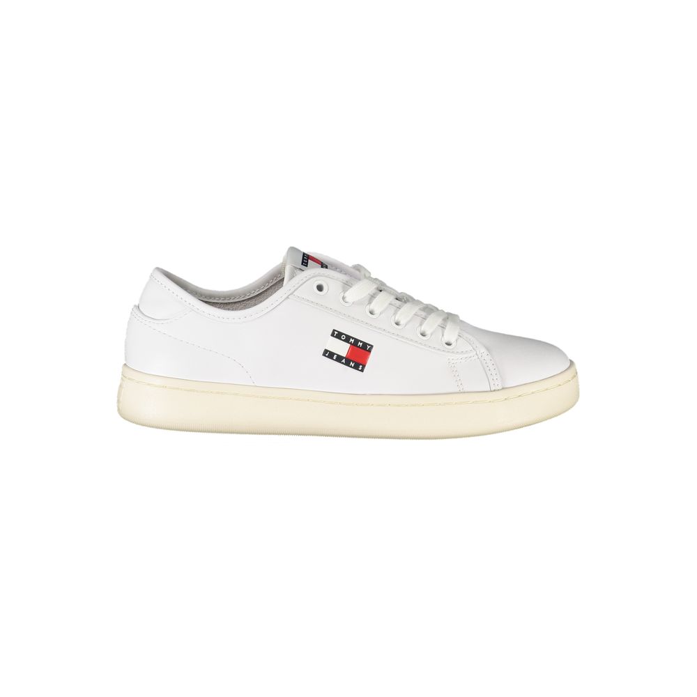 Weißes Leder Damen Sneaker