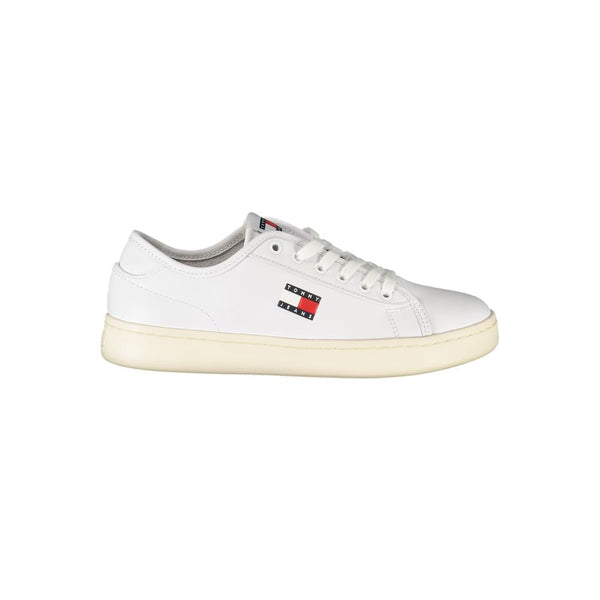 Weißes Leder Damen Sneaker