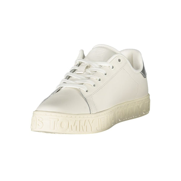 Weißes Leder Damen Sneaker