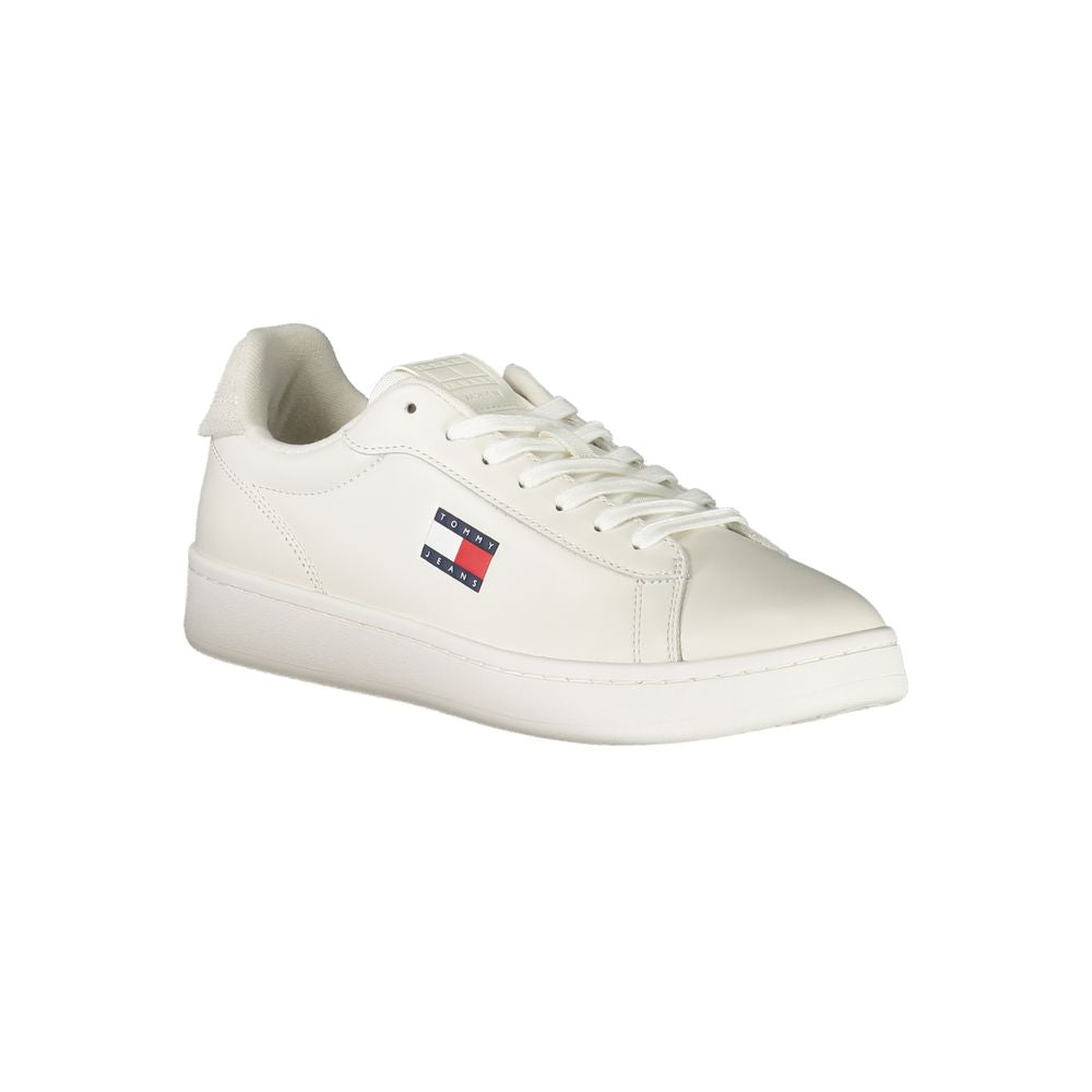Sneaker aus weißem Polyester