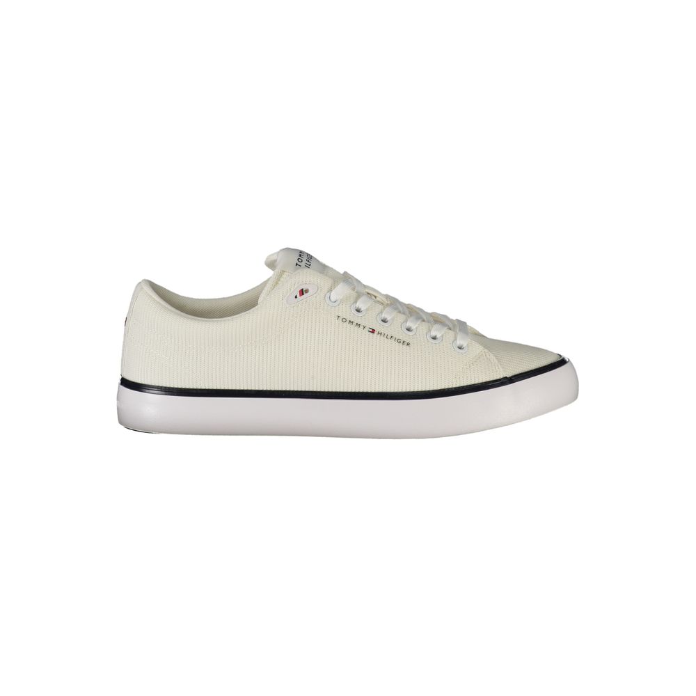 Weiß Polyester Männer Sneaker
