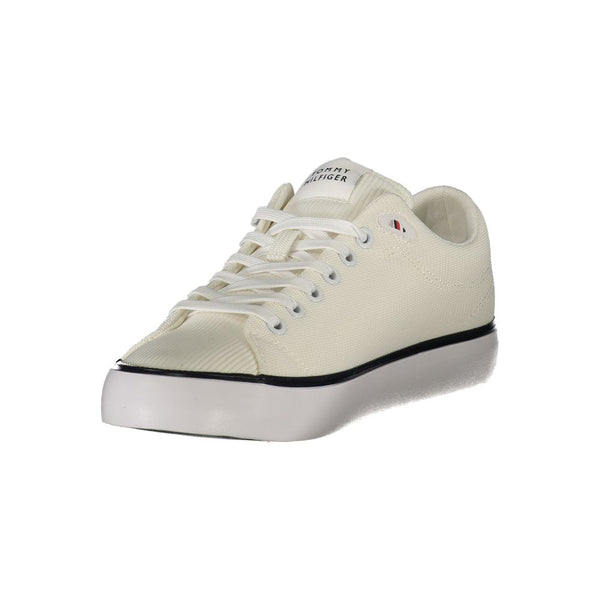 Weiß Polyester Männer Sneaker
