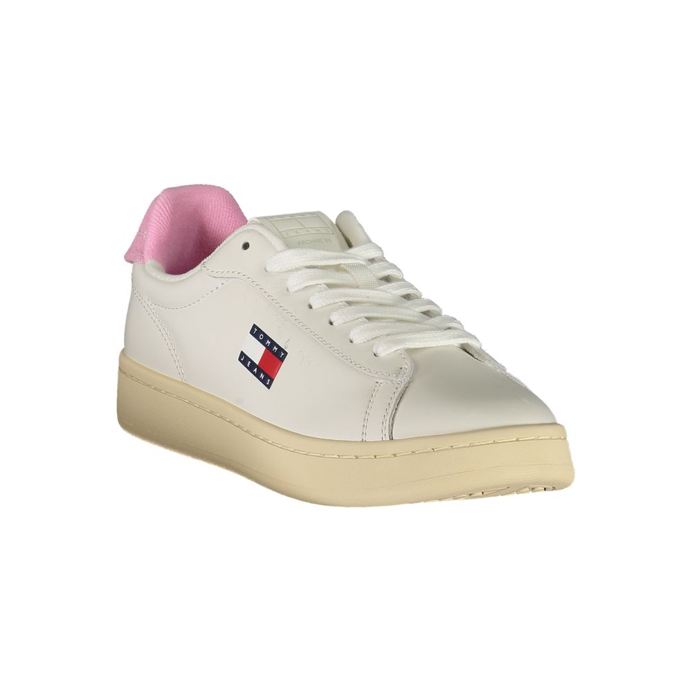 Weißes Leder Damen Sneaker