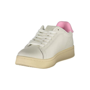 Weißes Leder Damen Sneaker