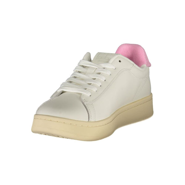 Weißes Leder Damen Sneaker