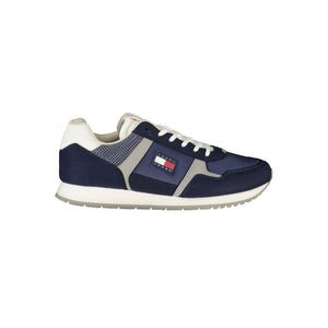 Blauer Polyester Herren Sneaker