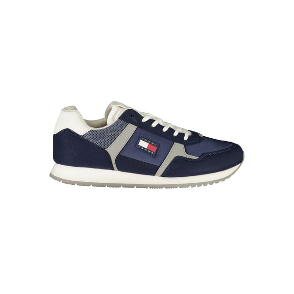 Blauer Polyester Herren Sneaker