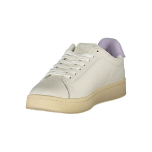 Weißes Leder Damen Sneaker