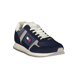 Blauer Polyester Herren Sneaker