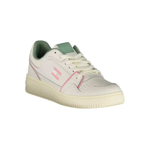 Weißes Leder Damen Sneaker