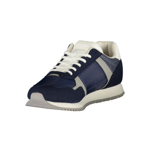 Blauer Polyester Herren Sneaker