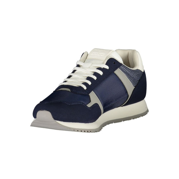 Blauer Polyester Herren Sneaker