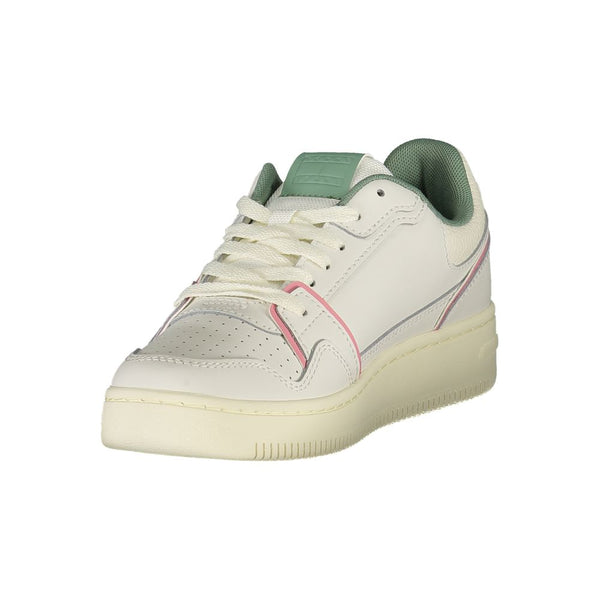 Weißes Leder Damen Sneaker