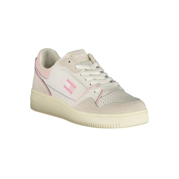 Weißes Leder Damen Sneaker
