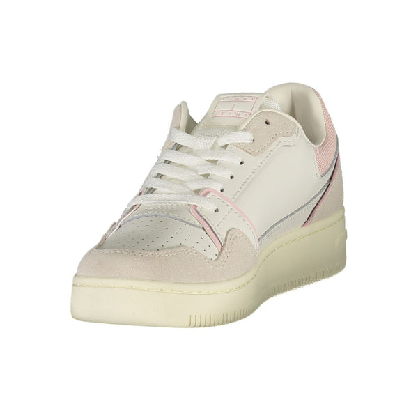Weißes Leder Damen Sneaker