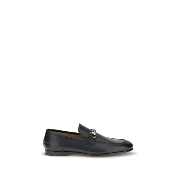 Schwarze Kalbsleder Bos Taurus Slipper