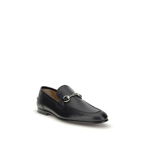 Schwarze Kalbsleder Bos Taurus Slipper