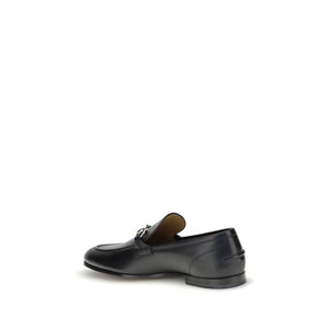 Schwarze Kalbsleder Bos Taurus Slipper