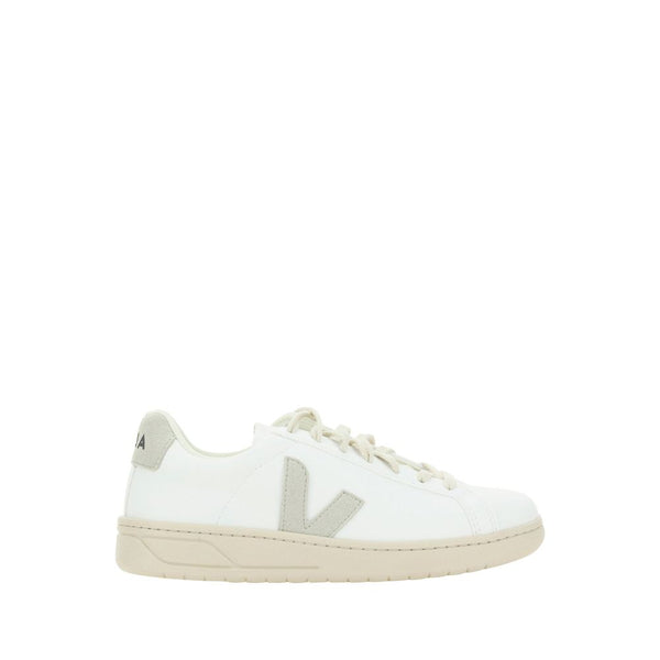 Weiße Gummisohle Sneakers mit niedrigem Schaft