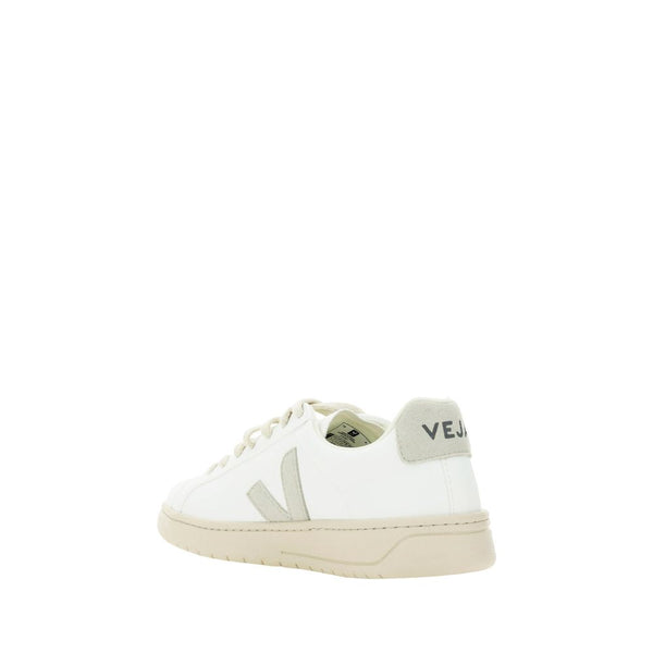 Weiße Gummisohle Sneakers mit niedrigem Schaft