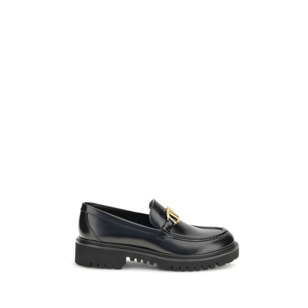 Elegante Schwarze Leder-Loafer zum Hineinschlüpfen