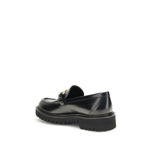 Elegante Schwarze Leder-Loafer zum Hineinschlüpfen