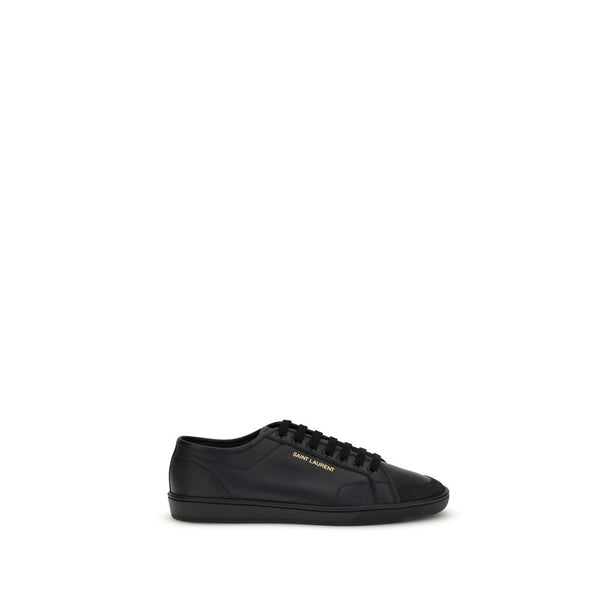 Schwarze Sneakers aus Kalbsleder Bos Taurus Low Top