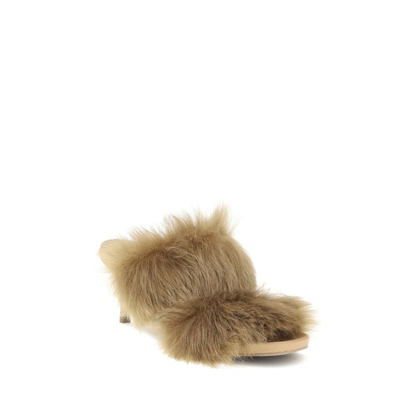 Beige Wildleder-Stilettos