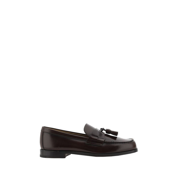 Braune Kalbsleder Bos Taurus Slip-On Loafer