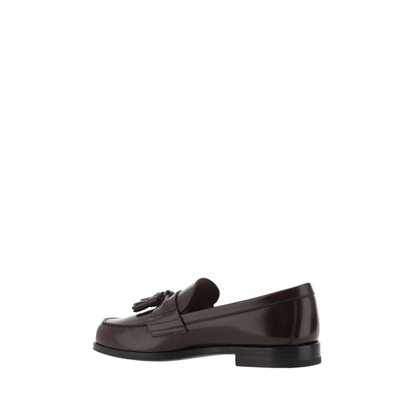 Braune Kalbsleder Bos Taurus Slip-On Loafer