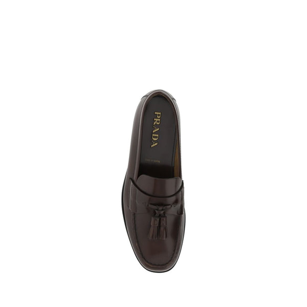 Braune Kalbsleder Bos Taurus Slip-On Loafer