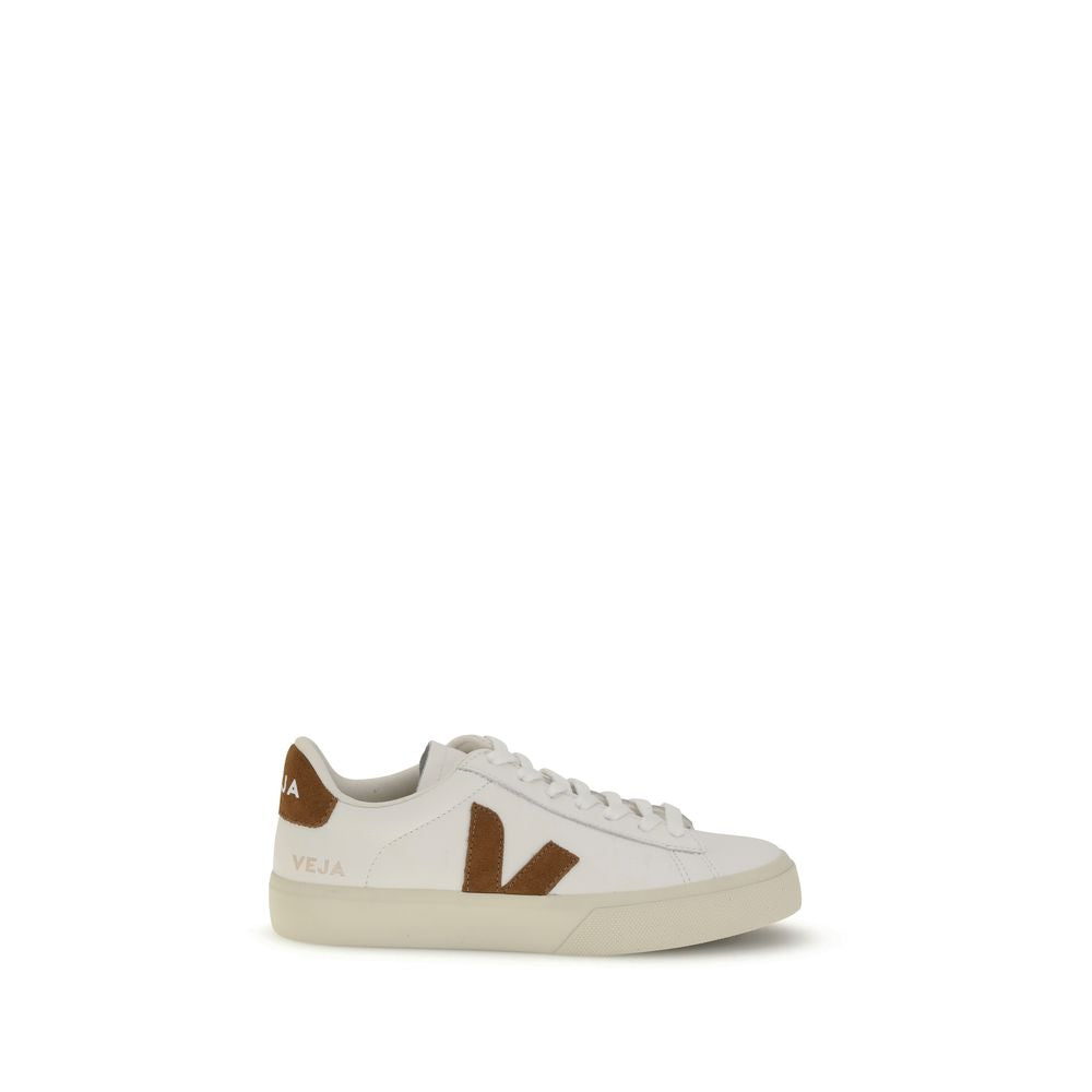 Weiße Sneakers aus Leder mit niedrigem Schaft