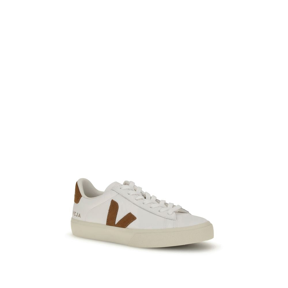 Weiße Sneakers aus Leder mit niedrigem Schaft