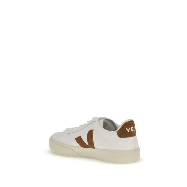 Weiße Sneakers aus Leder mit niedrigem Schaft