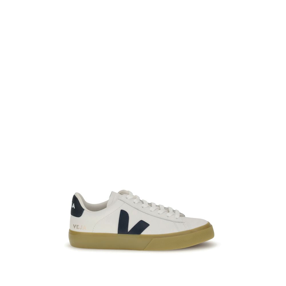 Weiße Sneakers aus Leder mit niedrigem Schaft