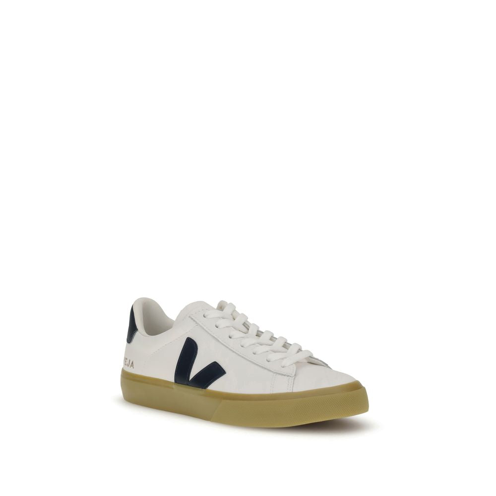 Weiße Sneakers aus Leder mit niedrigem Schaft