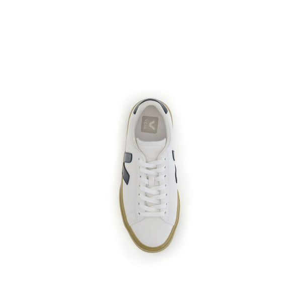 Weiße Sneakers aus Leder mit niedrigem Schaft