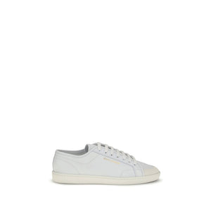 Weiße Kalbshaut Bos Taurus Sneakers mit niedrigem Schaft