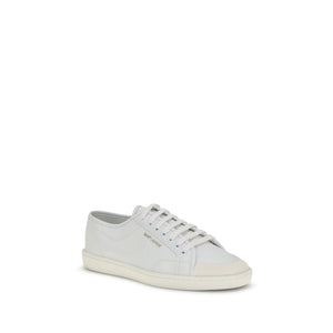 Weiße Kalbshaut Bos Taurus Sneakers mit niedrigem Schaft