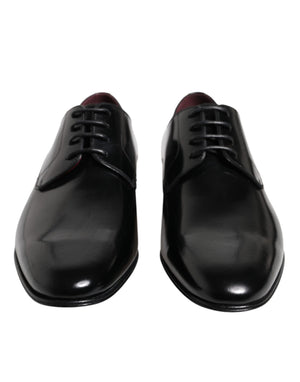 Männer Kleid Schwarz Kalbsleder Derby Schuhe