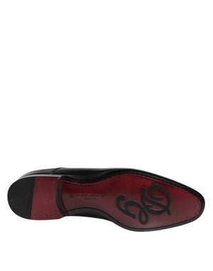 Männer Kleid Schwarz Kalbsleder Derby Schuhe