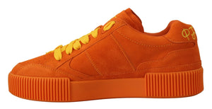 Orange Leder P.j. Tucker Männer Turnschuhe Schuhe
