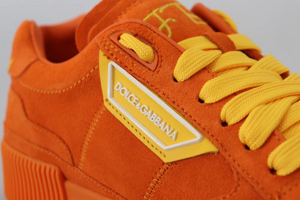 Orange Leder P.j. Tucker Männer Turnschuhe Schuhe