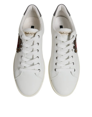 Weiß Silber Sacred Heart Männer Turnschuhe Schuhe