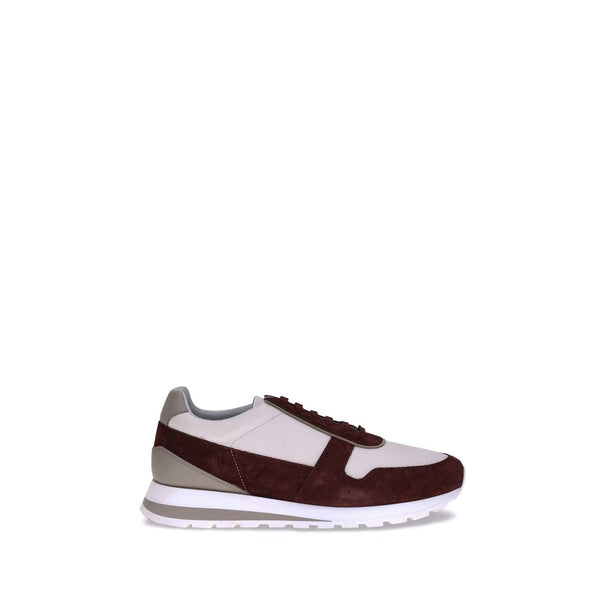 Bunte Kalbshaut Bos Taurus Plateau-Sneaker
