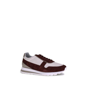 Bunte Kalbshaut Bos Taurus Plateau-Sneaker