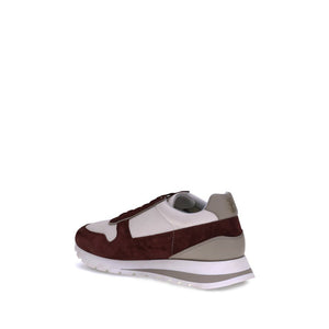Bunte Kalbshaut Bos Taurus Plateau-Sneaker
