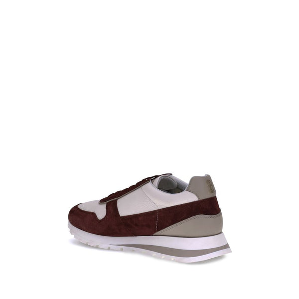Bunte Kalbshaut Bos Taurus Plateau-Sneaker