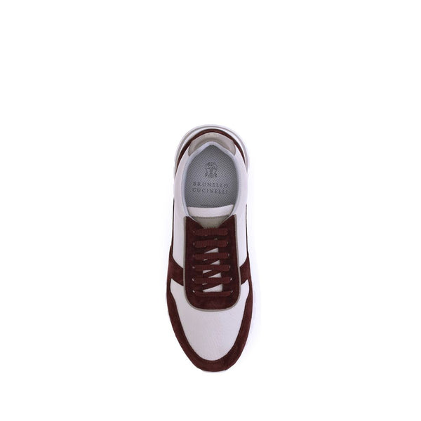 Bunte Kalbshaut Bos Taurus Plateau-Sneaker