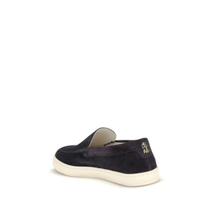 Schwarze Sneakers aus Kalbsleder Bos Taurus